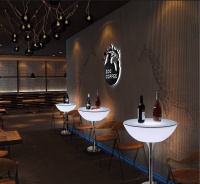 Комплект светящейся мебели Стол+2 стула V3