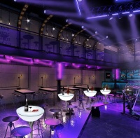 Комплект светящейся мебели Стол+2 стула V7