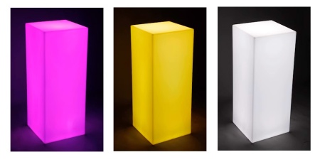 Светильник Колонна 30х115 питание от сети 220В, RGB